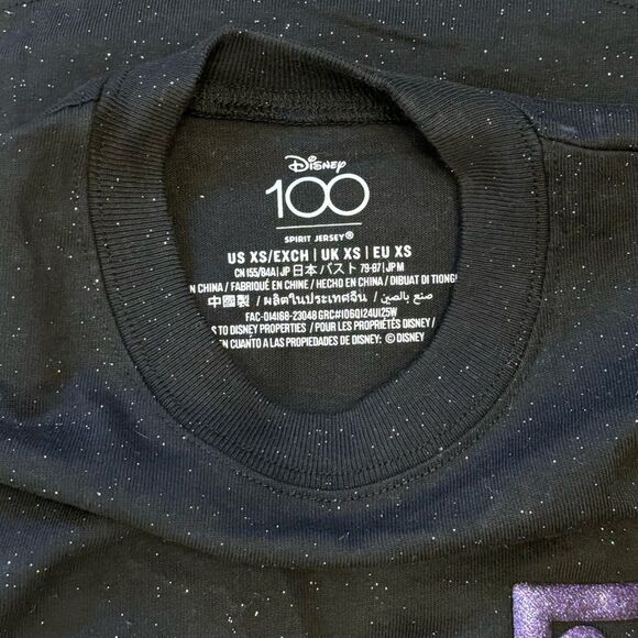 NWT Disney100 Platinum Celebration Finale Spirit Jersey Walt Disney World WDW XS - Picture 3 of 7